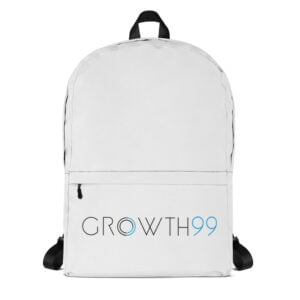 Buy White Backpack from Growth99 | Website Development, Digital Marketing, SEO in USA
